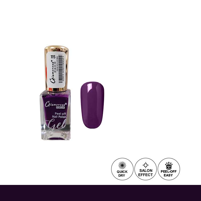 Glamorous Face Gel Peel Off Nail Polish (50 Colours)