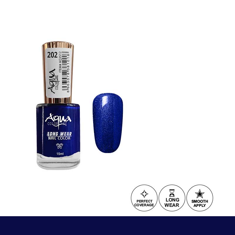 Aqua Color Line 50 Colors Long Wear Nail Polish