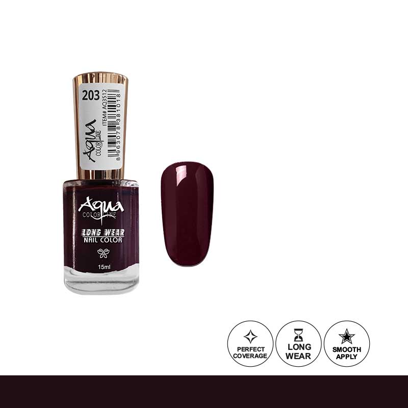 Aqua Color Line 50 Colors Long Wear Nail Polish