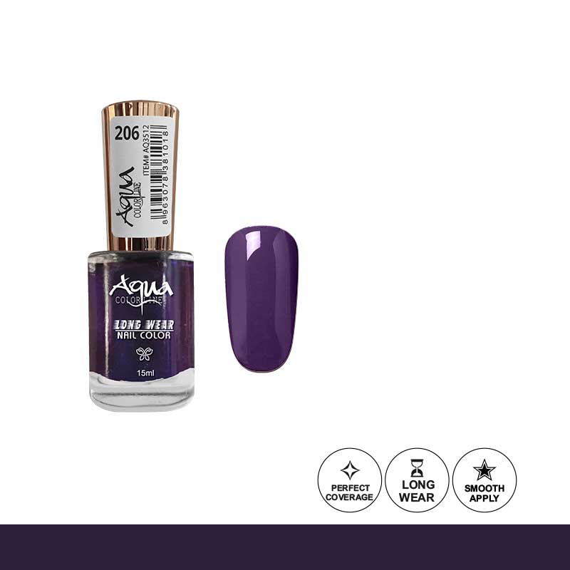 Aqua Color Line 50 Colors Long Wear Nail Polish