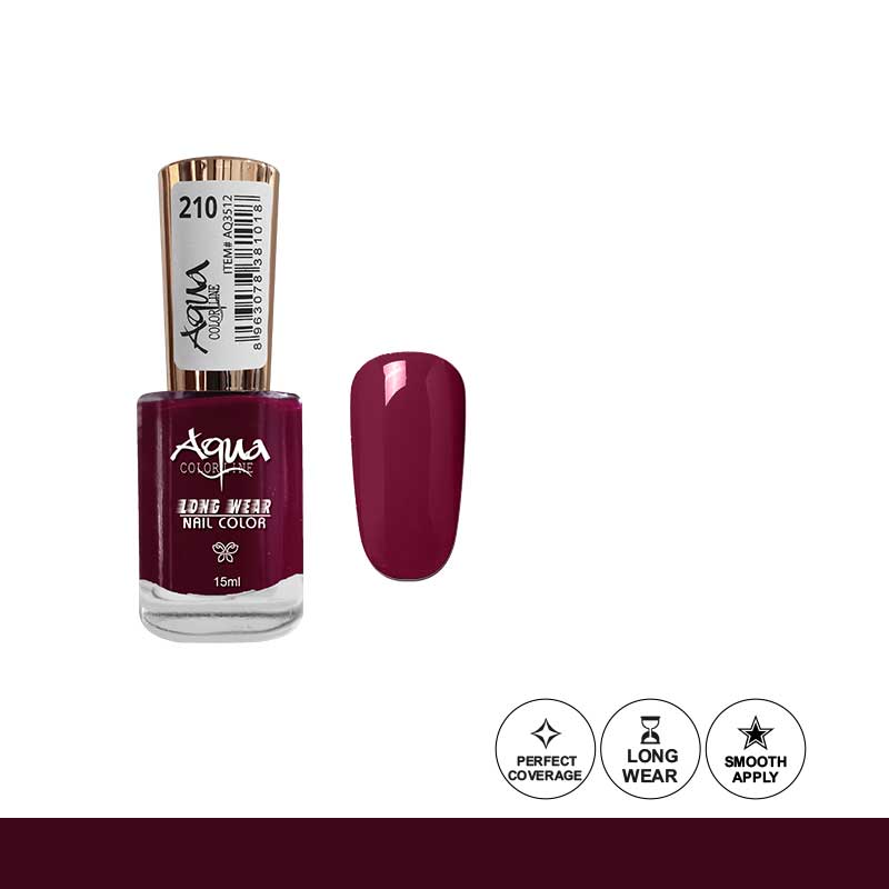 Aqua Color Line 50 Colors Long Wear Nail Polish