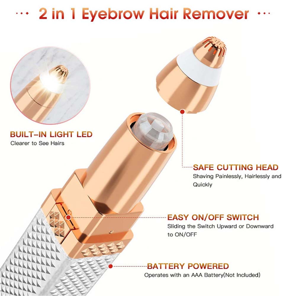 2 In 1 Facial And Eyebrow Hair Remover.
