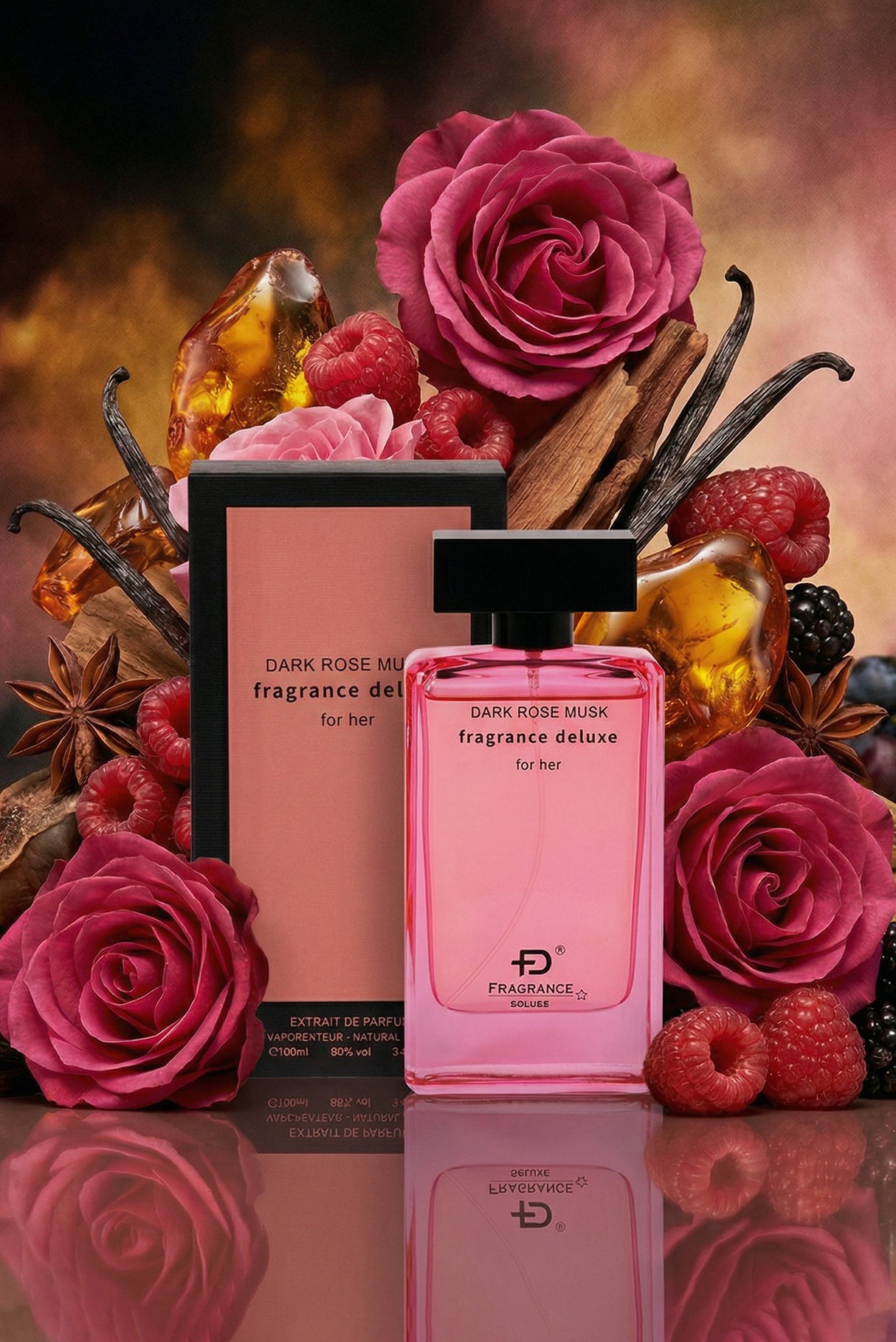 Fragrance Deluxe - Dark Rose Musk (100ml)
