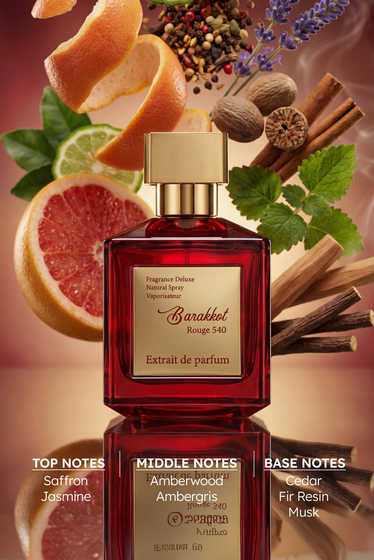 Fragrance Deluxe - Barakkat Rouge (100ml)