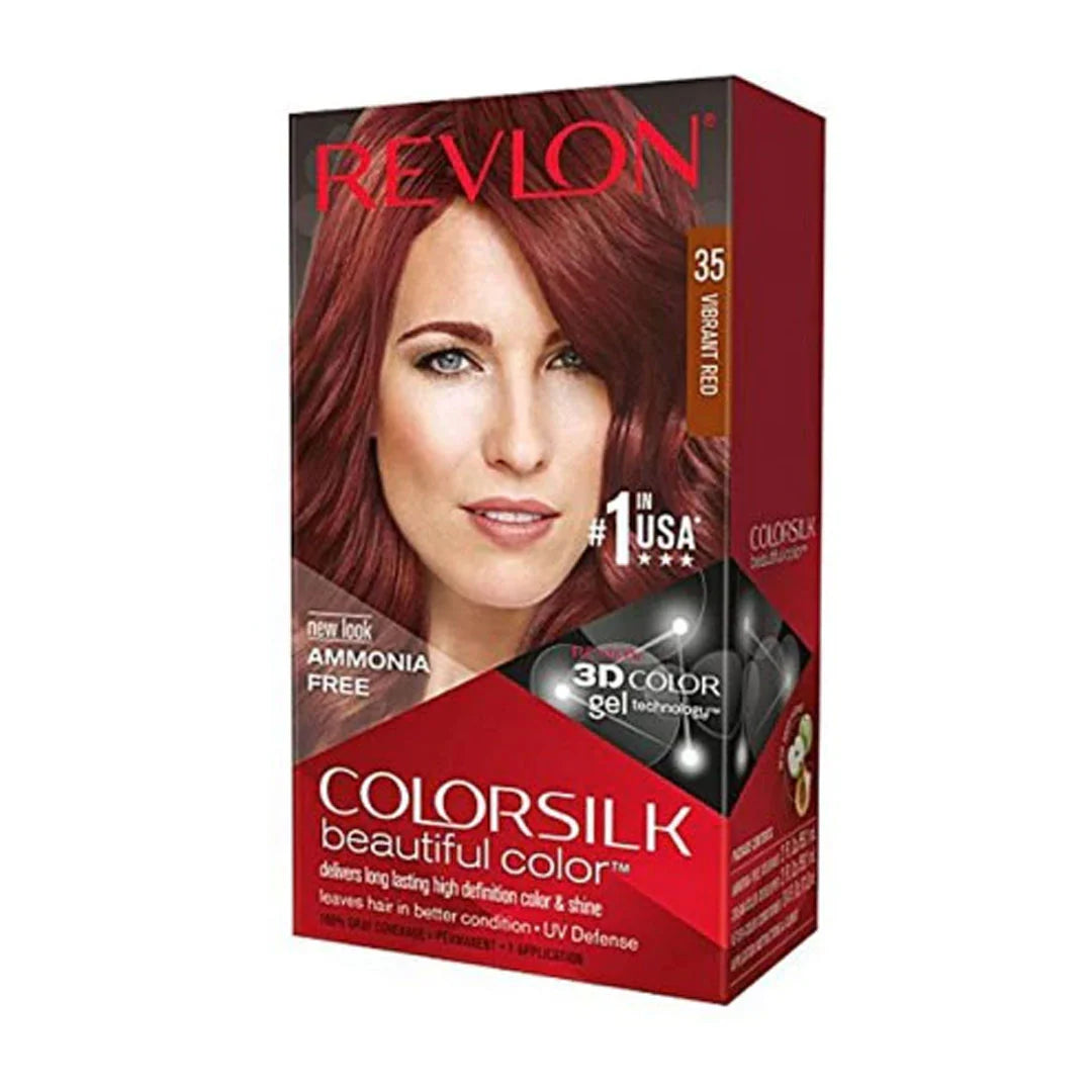 Revlon Colorsilk Hair Color 35 Vibrant Red