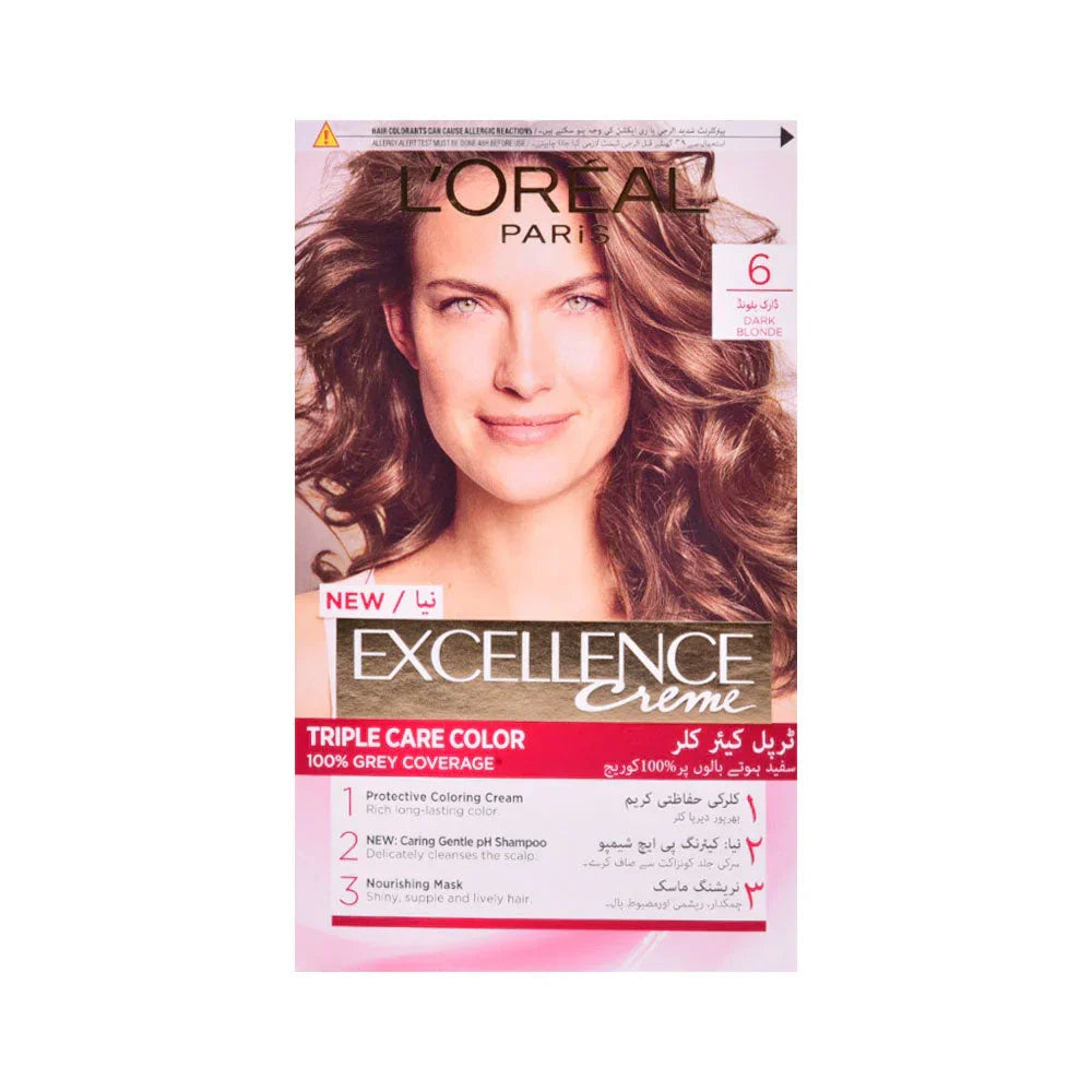 LOREAL EXCELLENCE 6 DARK BLOND - PAK Loreal