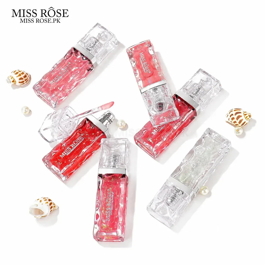 Miss Rose Ice Texture Diamond Lip Gloss