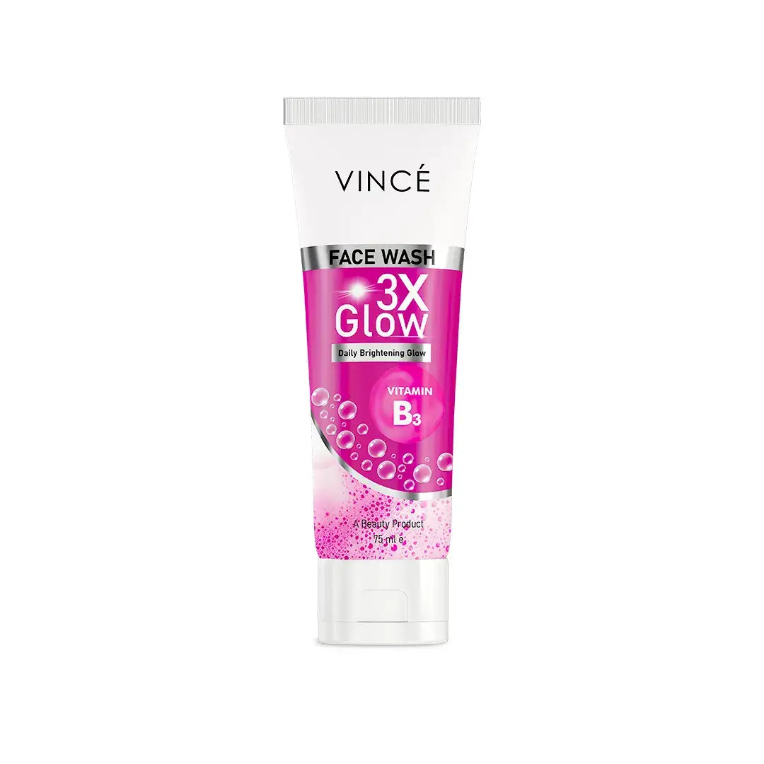 3X Glow Face Wash Vince Care