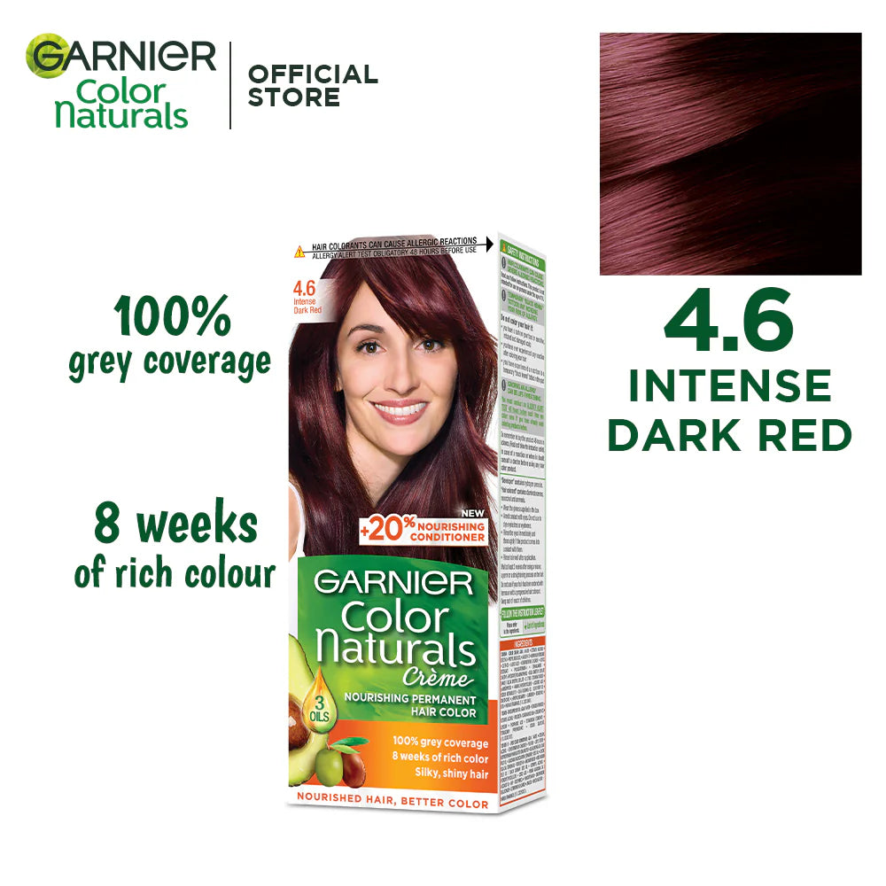 Garnier - Color Naturals Crème Hair Color - 4.6 Burgundy Hair Color