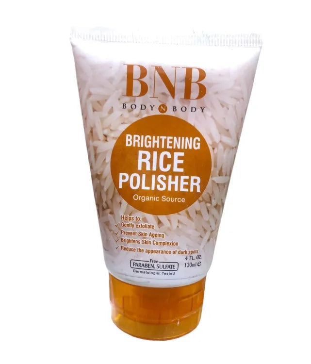 BNB BRIGHTNING RICE POLISHER 120ML Body N Body