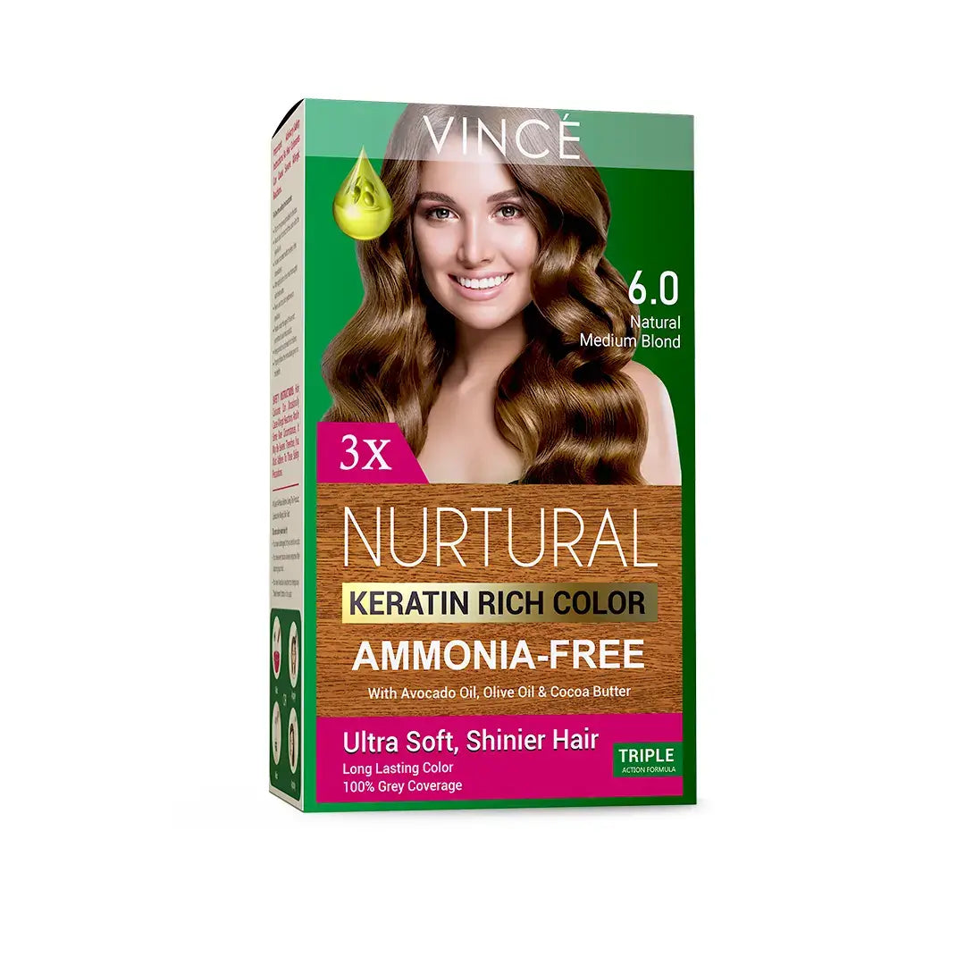 Vince 6.0 - Natural Medium Blond - Nurtural Women Hair Color