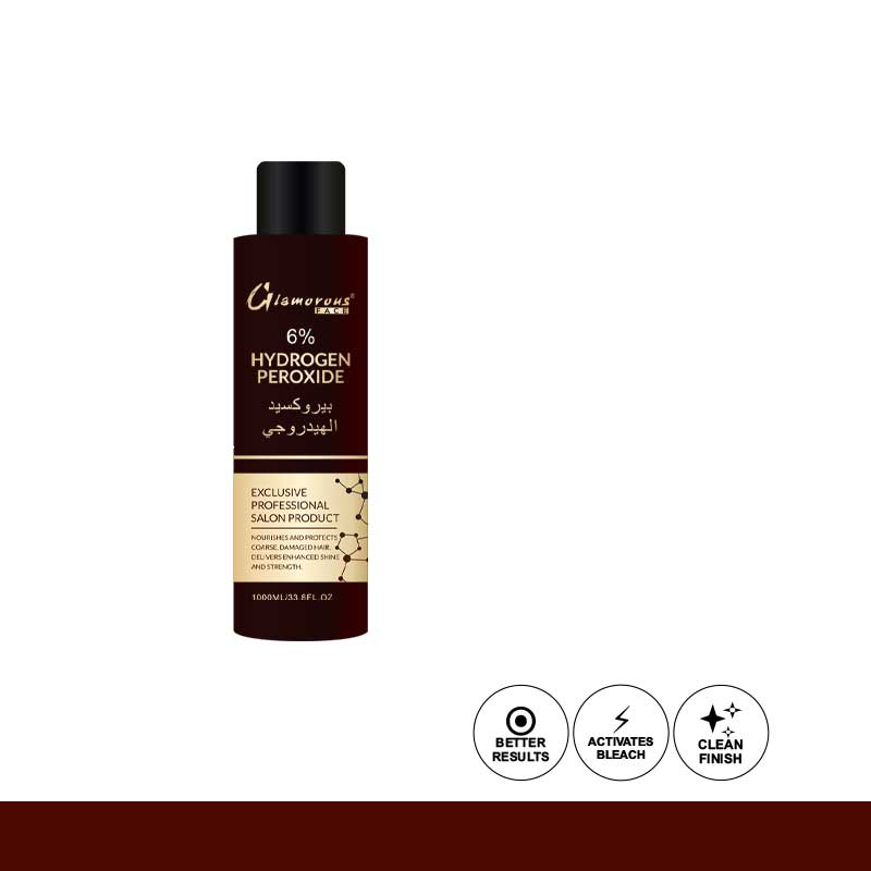 Glamorous Face Hydrogen Peroxide Developer 6% (20 Vol) – 1000ML