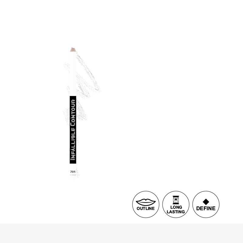 Glamorous Face Infallible Smooth Touch Matte Eye & Lip Contour Pencil 701 Frost Bite