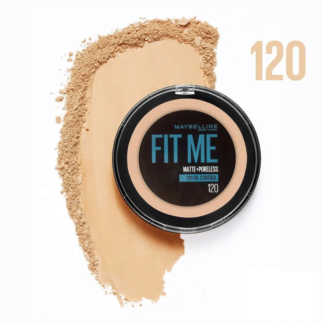 Maybelline Fit Me Matte Poreless Face Powder 12g - 120 Classic Ivory Maybelline