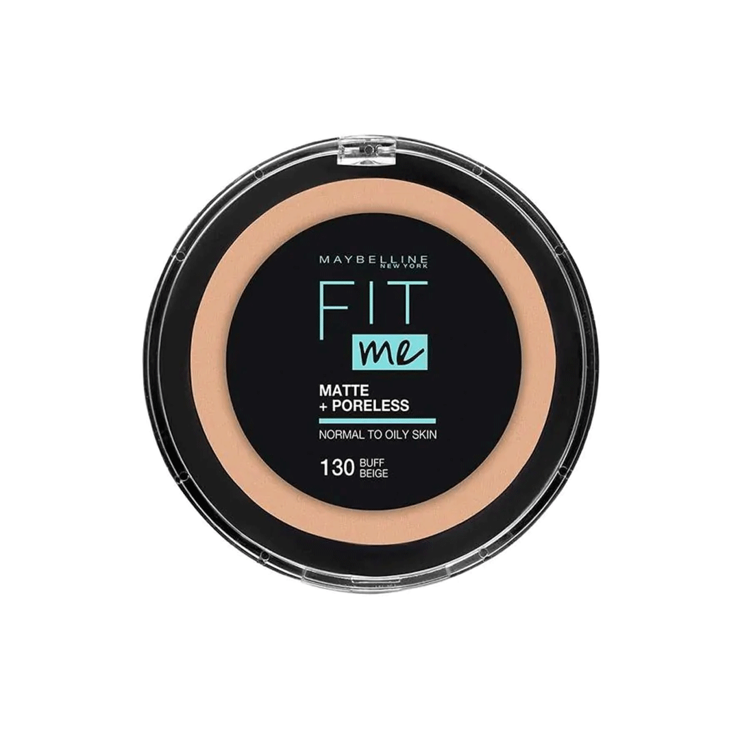 Maybelline Fit Me Matte Poreless Face Powder 12g - 130 Buff Beige Maybelline