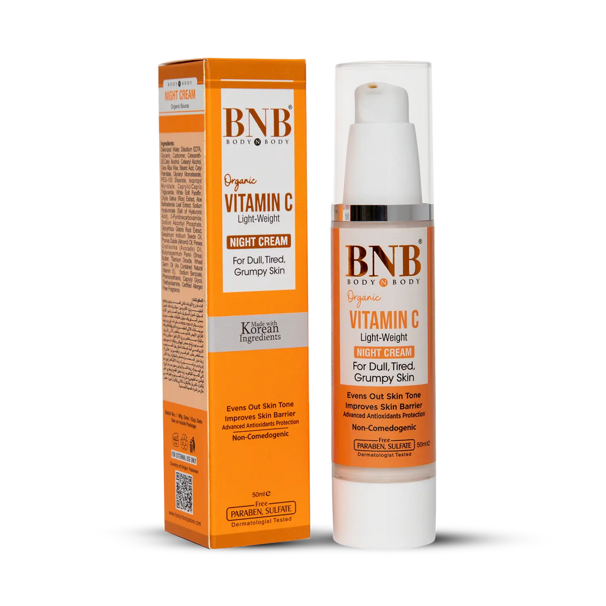 BNB Vitamin C Night Cream Body N Body