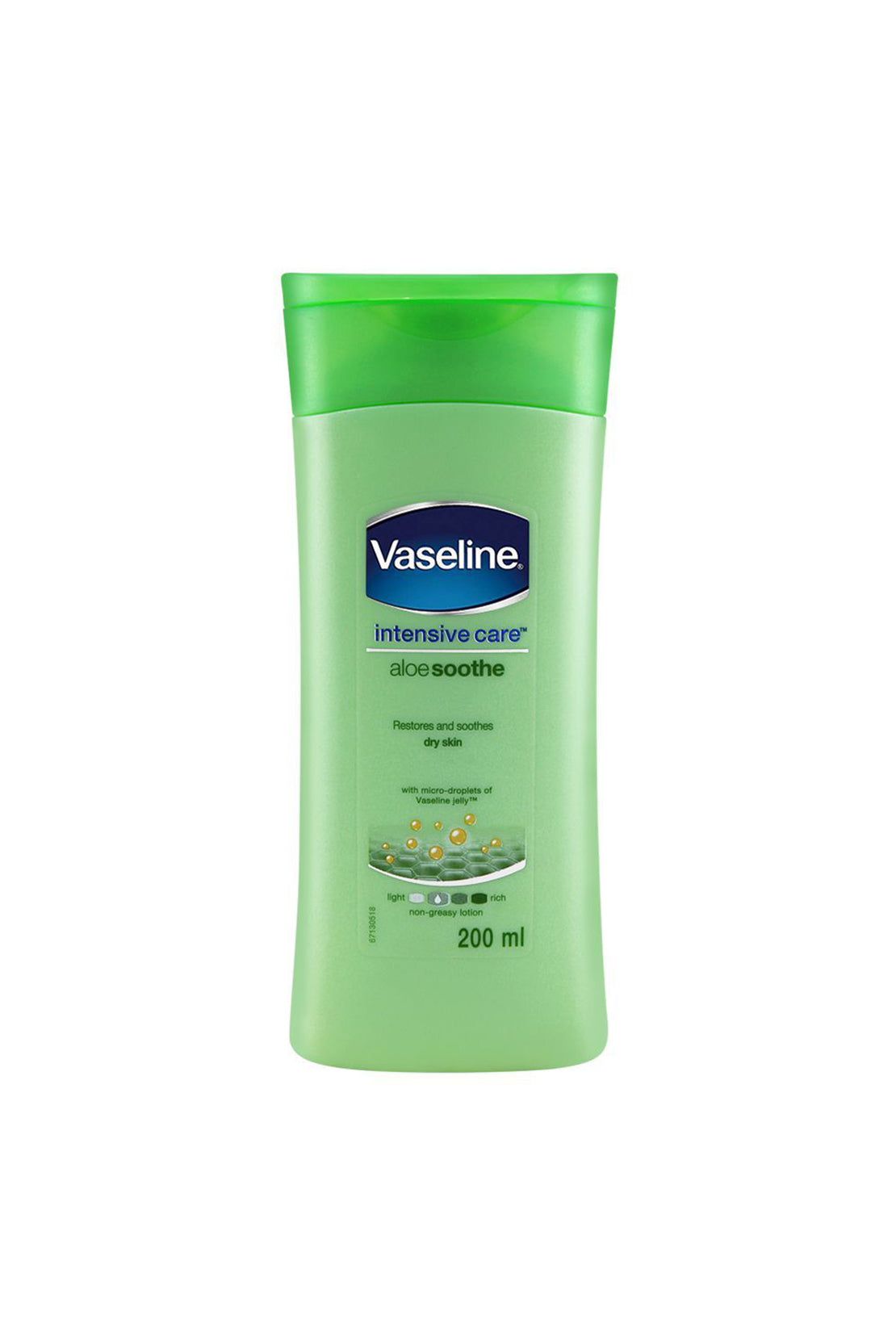 Vaseline Aloe Soothe Intensive Care Lotion 200ml Vaseline