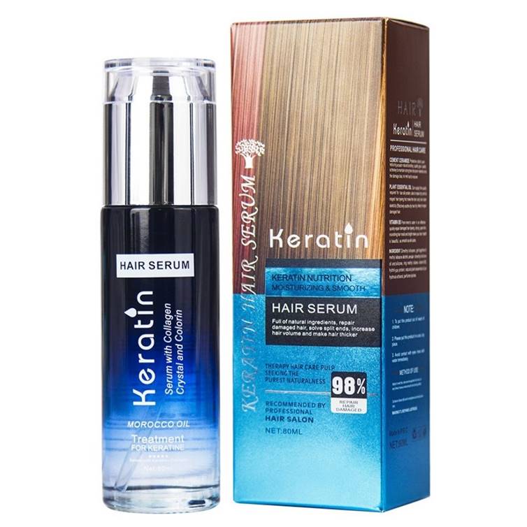 Keratin Nutrition Moisturizing & Smooth Hair Serum 80ml Beauty Shope