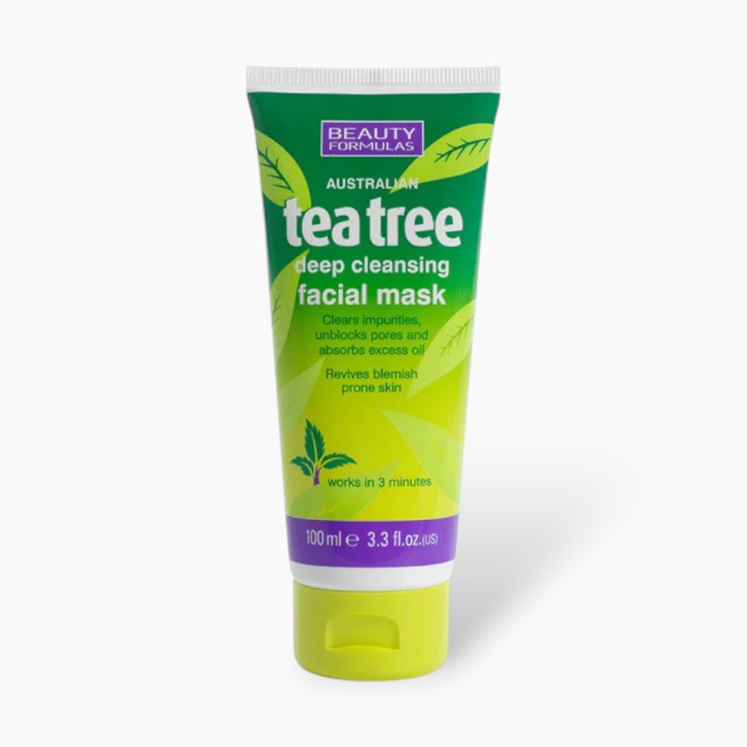 Beauty Formulas Tea Tree Deep Cleansing Facial Mask 100ml