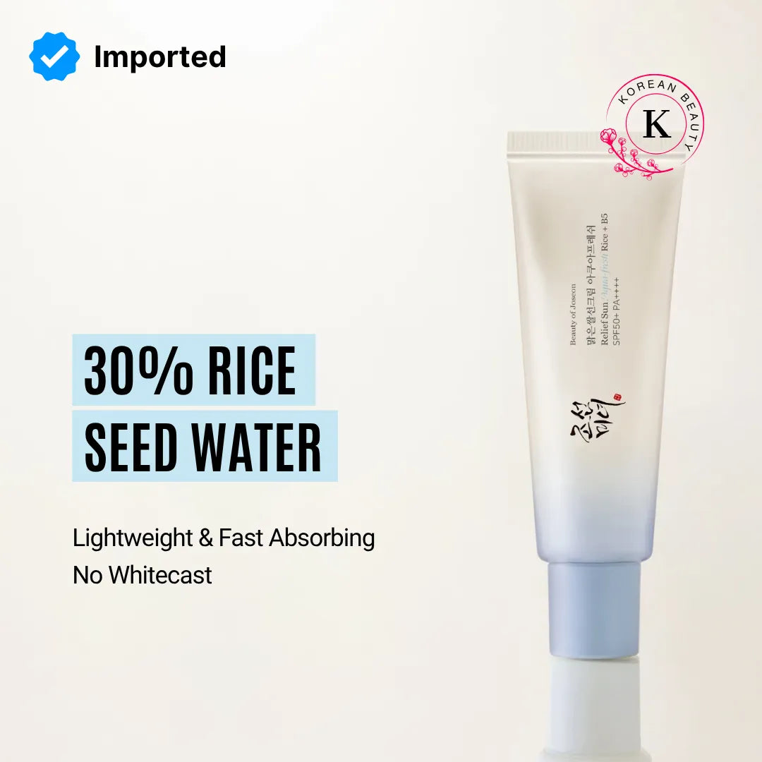 Beauty Of Joseon Relief Sun Aqua-Fresh : Rice + B5 (SPF50+ PA++++) - 50ml Beauty of Joseon