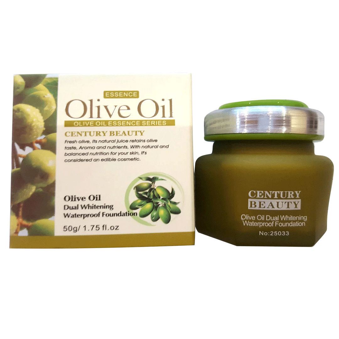 Century Beauty Olive Oil Dual Whitening Waterproof Foundation 50g Century Beauty