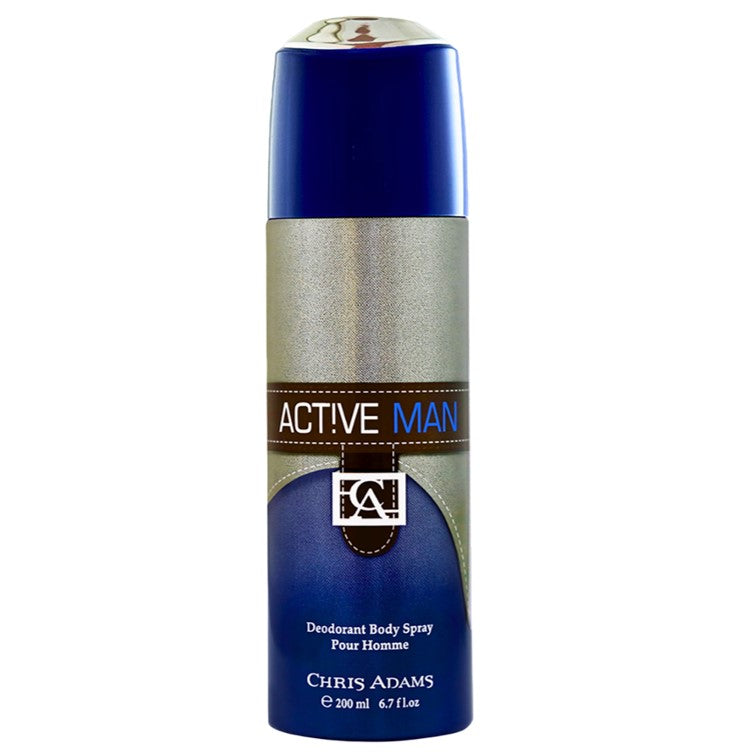 Chris Adams Active Man Deodorant Body Spray 200ml Urban Beauty