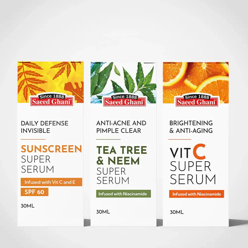 Saeed Ghani Bundle of 3 Super Serums