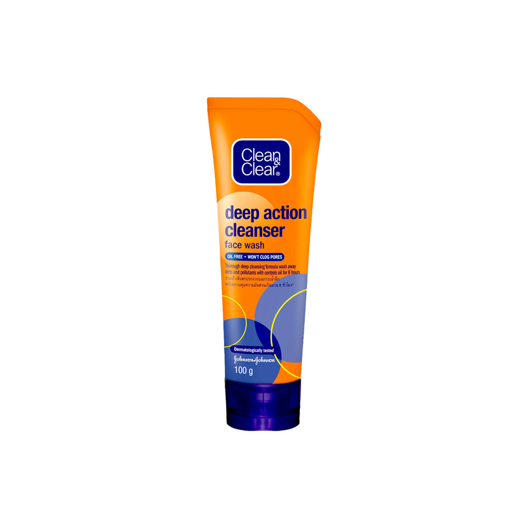 Clean & Clear Deep Action Cleanser Wash 100g Clean & Clear
