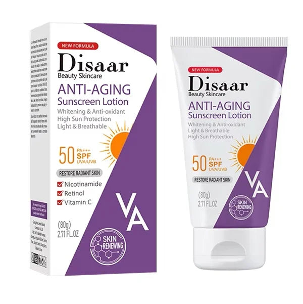 Disaar Anti-Aging Spf50 Sunscreen Lotion 80g Disaar