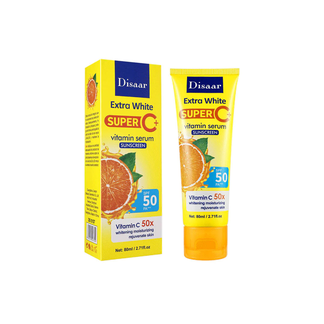 Disaar SPF50 Vitamin C Whitening Sunblock 80ml DISAAR