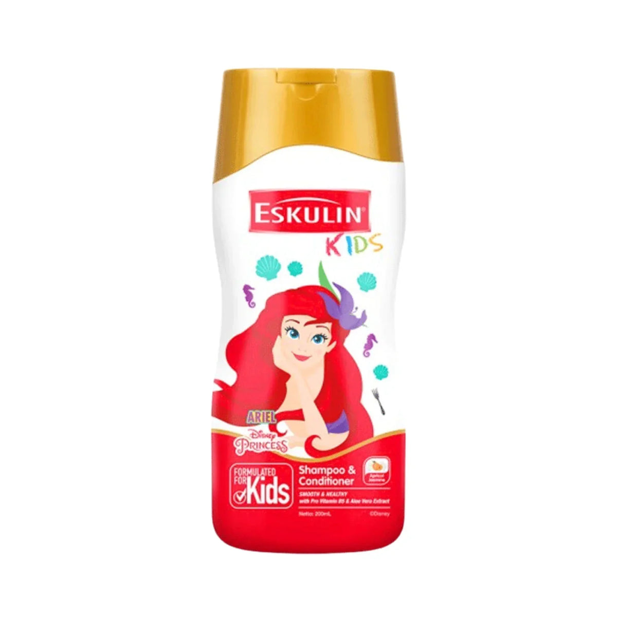 Eskulin Princess Ariel Kids Shampoo & Conditioner 200ml Eskulin