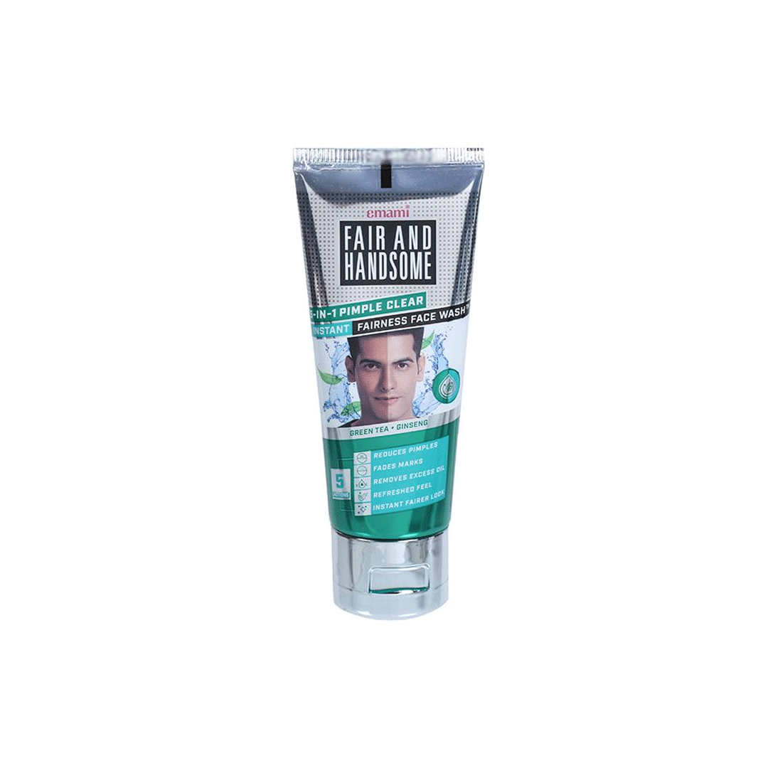 Emami Fair & Handsome 5 In 1 Anti Pimple Face Wash 50g Emami