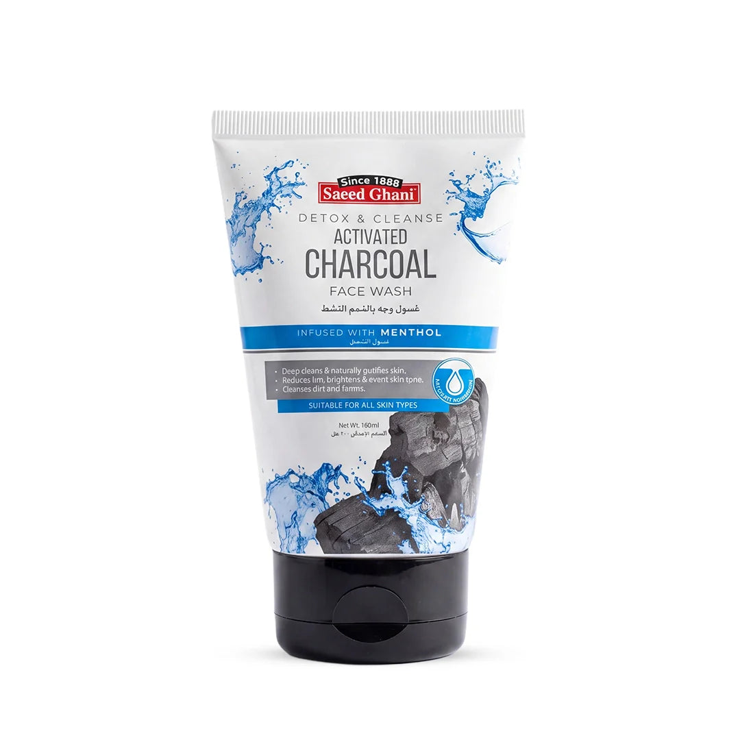 Saeed Ghani Activated Charcoal Detox & Cleanse Face Wash
