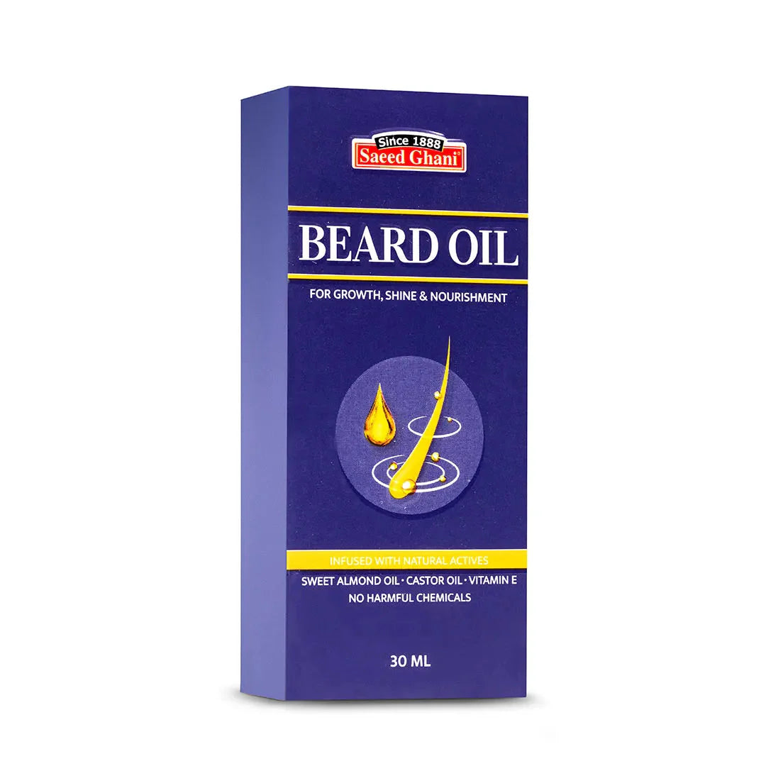 Saeed Ghani Beard Oil - For Growth, Shine & Nourishment