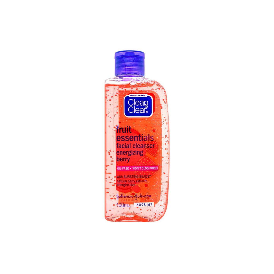 Clean & Clear Fruit Essentials Berry Facial Cleanser 100ml Clean & Clear