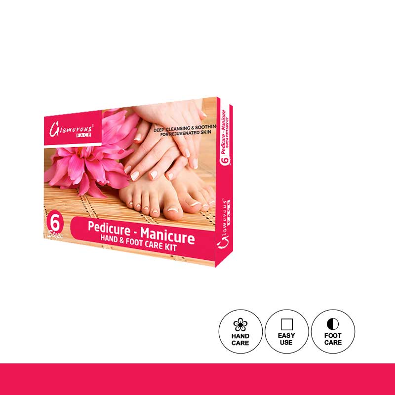 Glamorous Face 6 Steps Mani Pedi Hand & Foot Care Kit