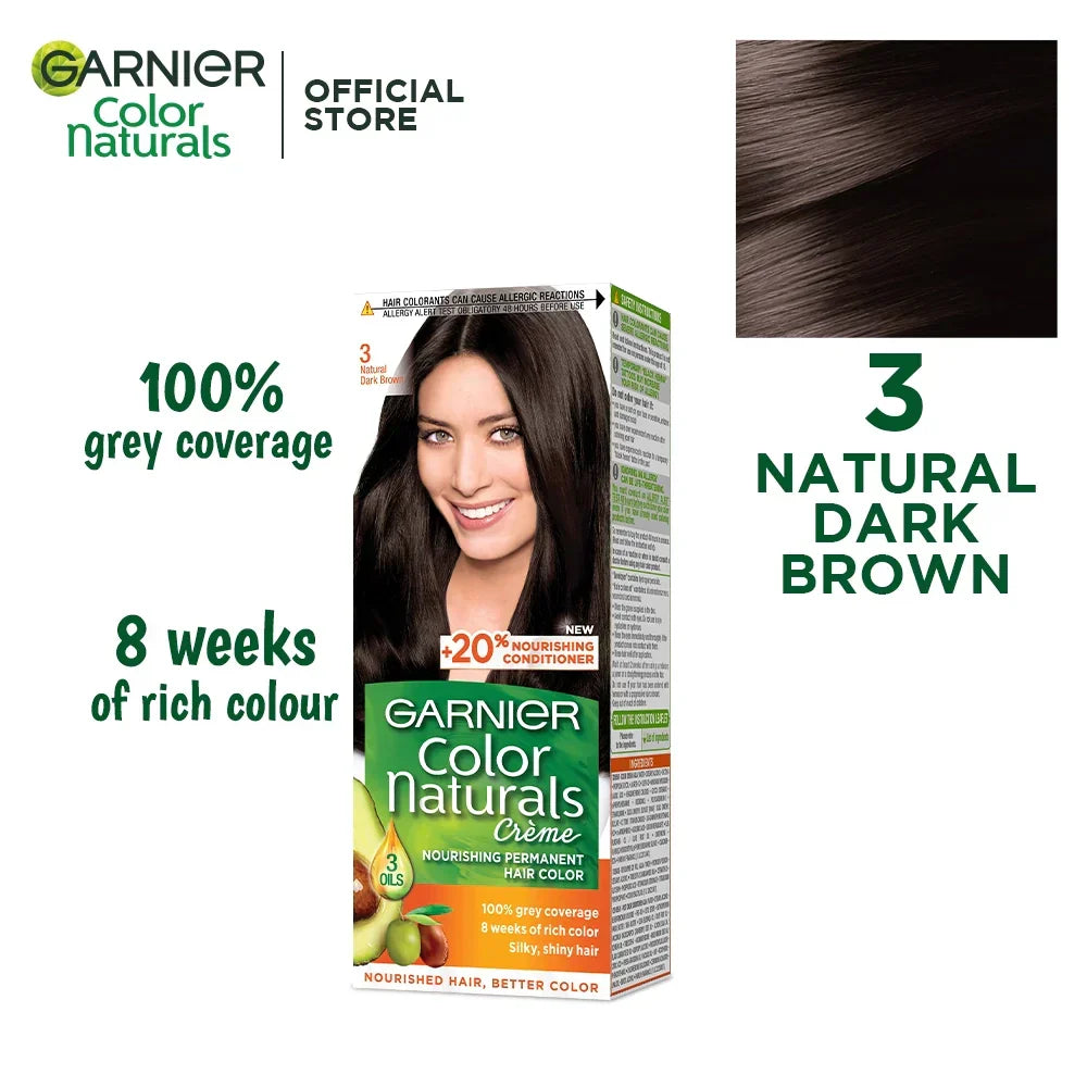 Garnier Color Naturals - 3 Dark Brown Garnier