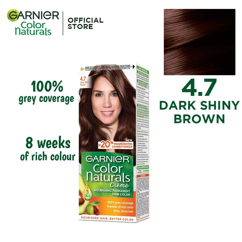 Garnier Color Naturals - 4.7 Dark Shiny Brown Garnier