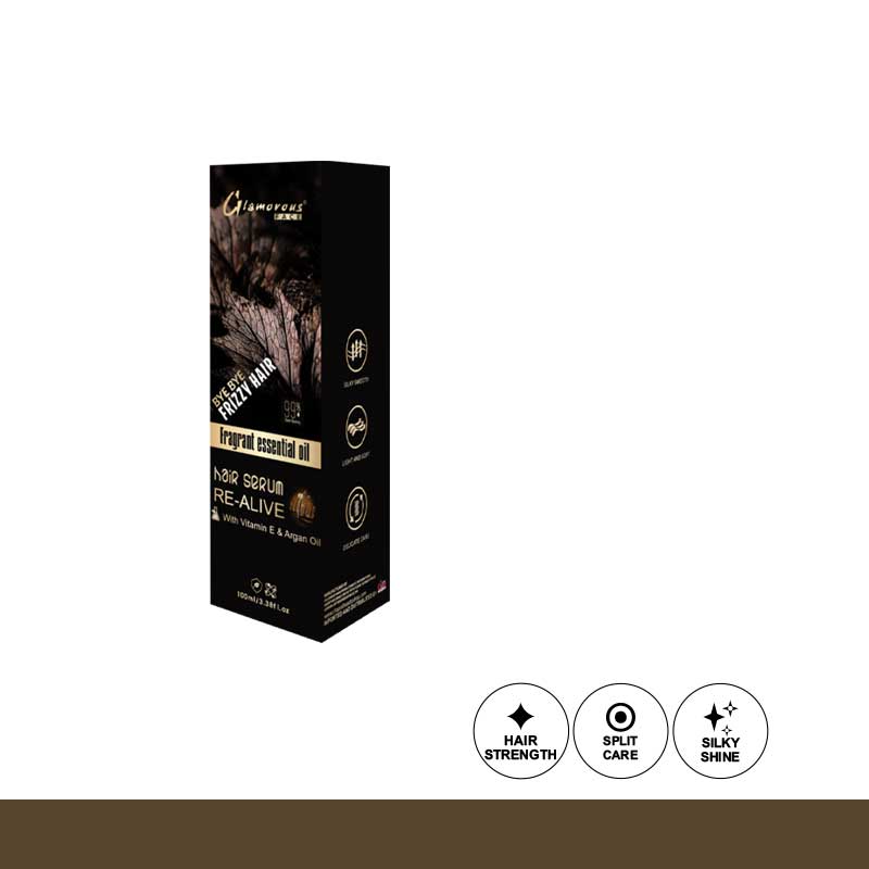 Glamorous Face Re Alive Hair Serum With Vitamin E & Argan Oil 100ml