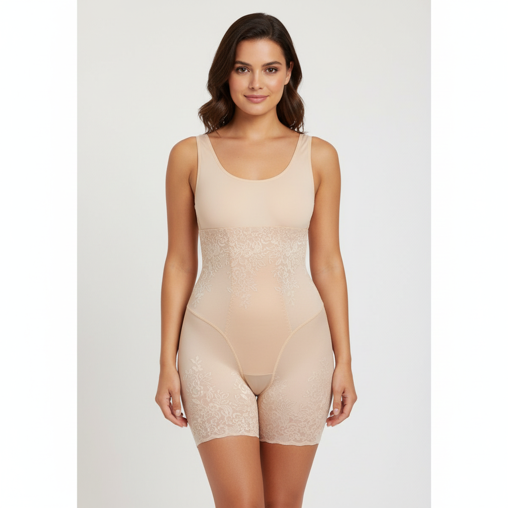 High Waist Thigh Shaper - 8815 Belleza Lingerie