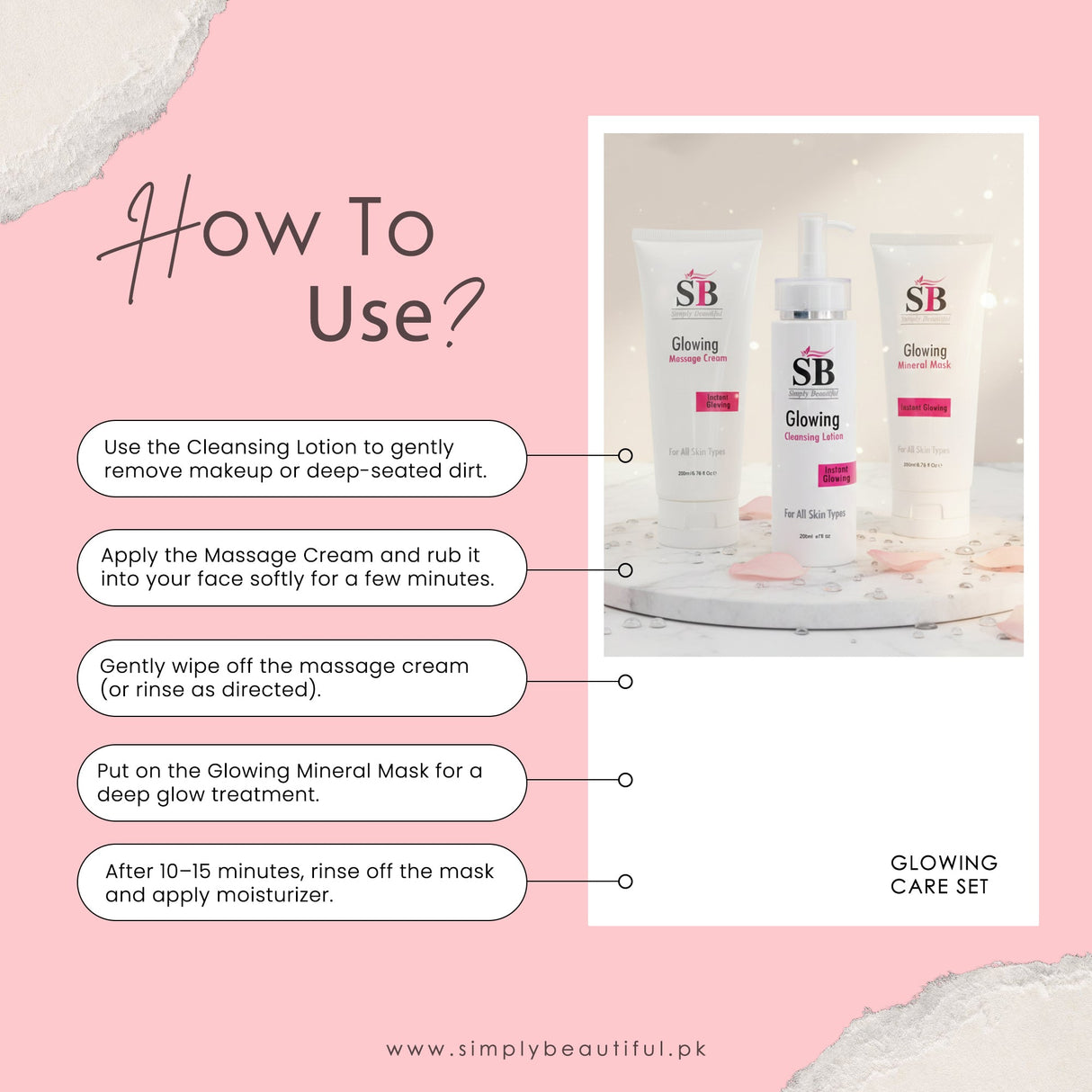 Simply Beautiful Glowing Care Set