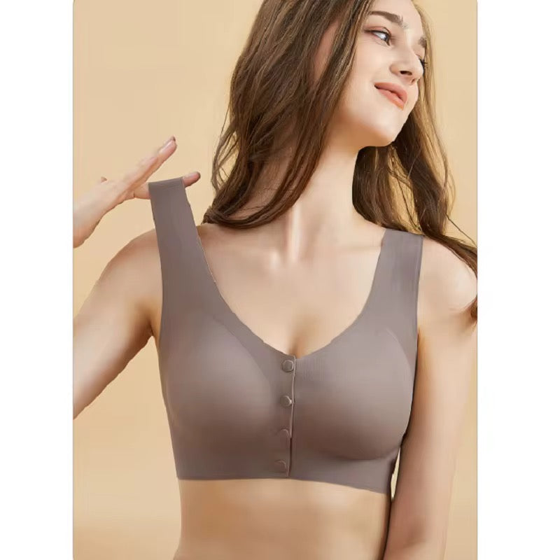 Intimate Seamless Nursing Bra: Wire-Free Soft on Skin No Threads