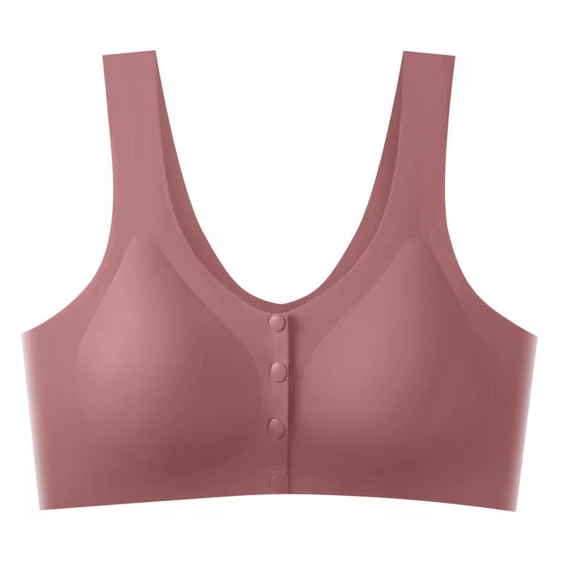 Intimate Seamless Nursing Bra: Wire-Free Soft on Skin No Threads