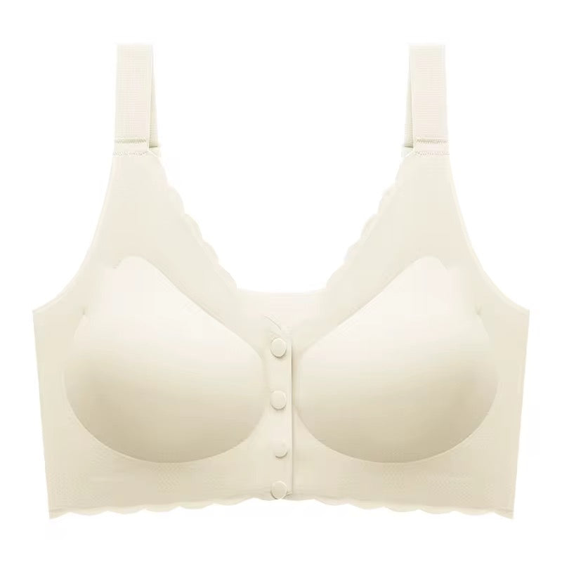 Intimate Seamless Nursing Bra: Wire-Free Soft on Skin No Threads