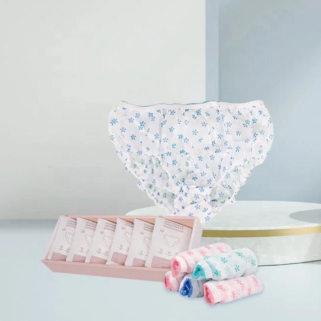 Disposable Underwear Period Panties for Women Pack of 6