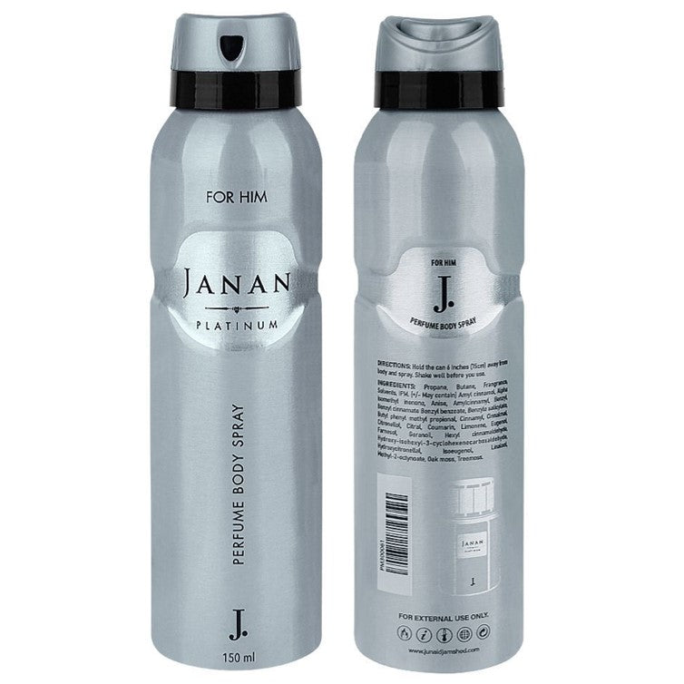 Junaid Jamshed J. Janan Perfume Body Spray 150ml Urban Beauty