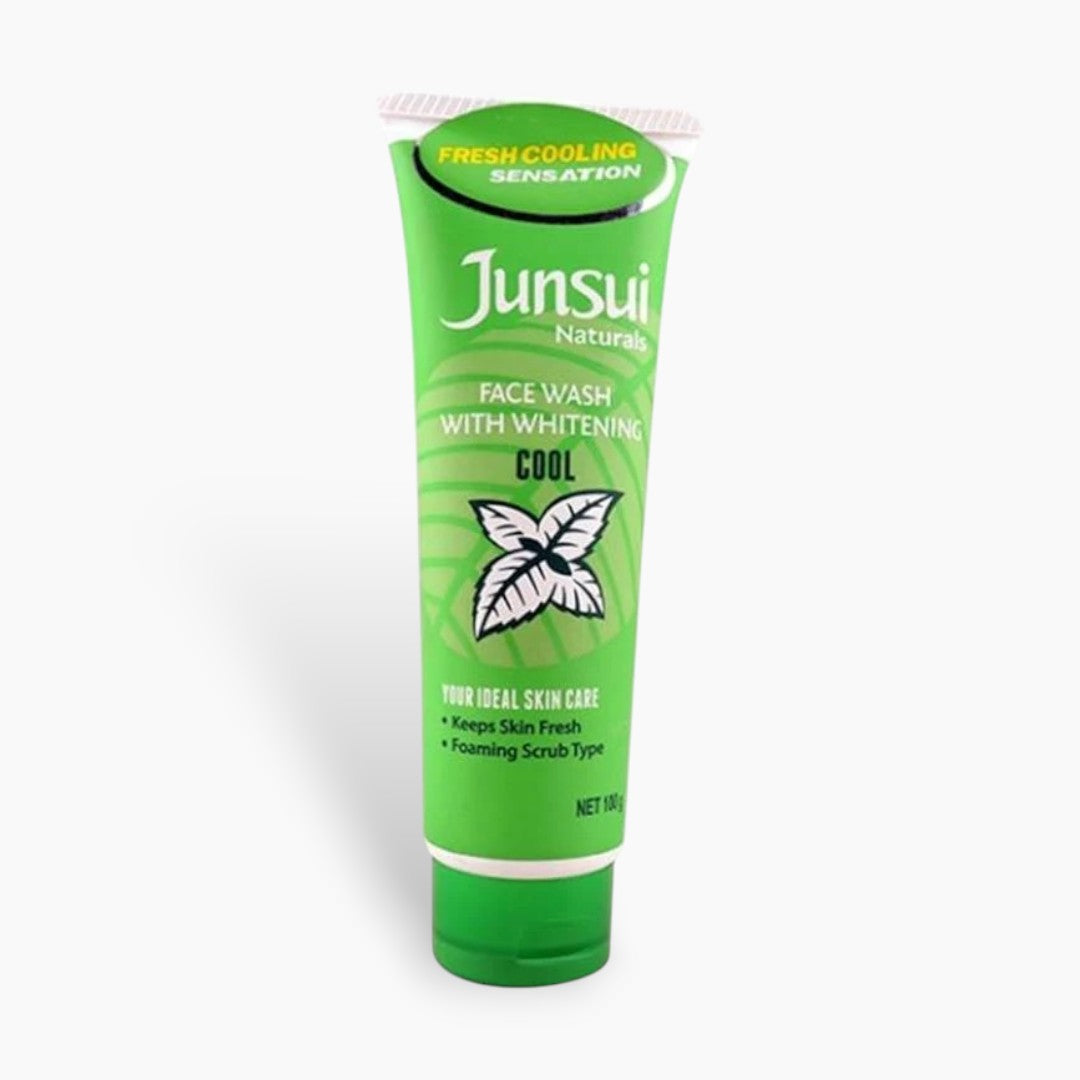 Junsui Naturals Cool Whitening Face Wash 100g Junsui