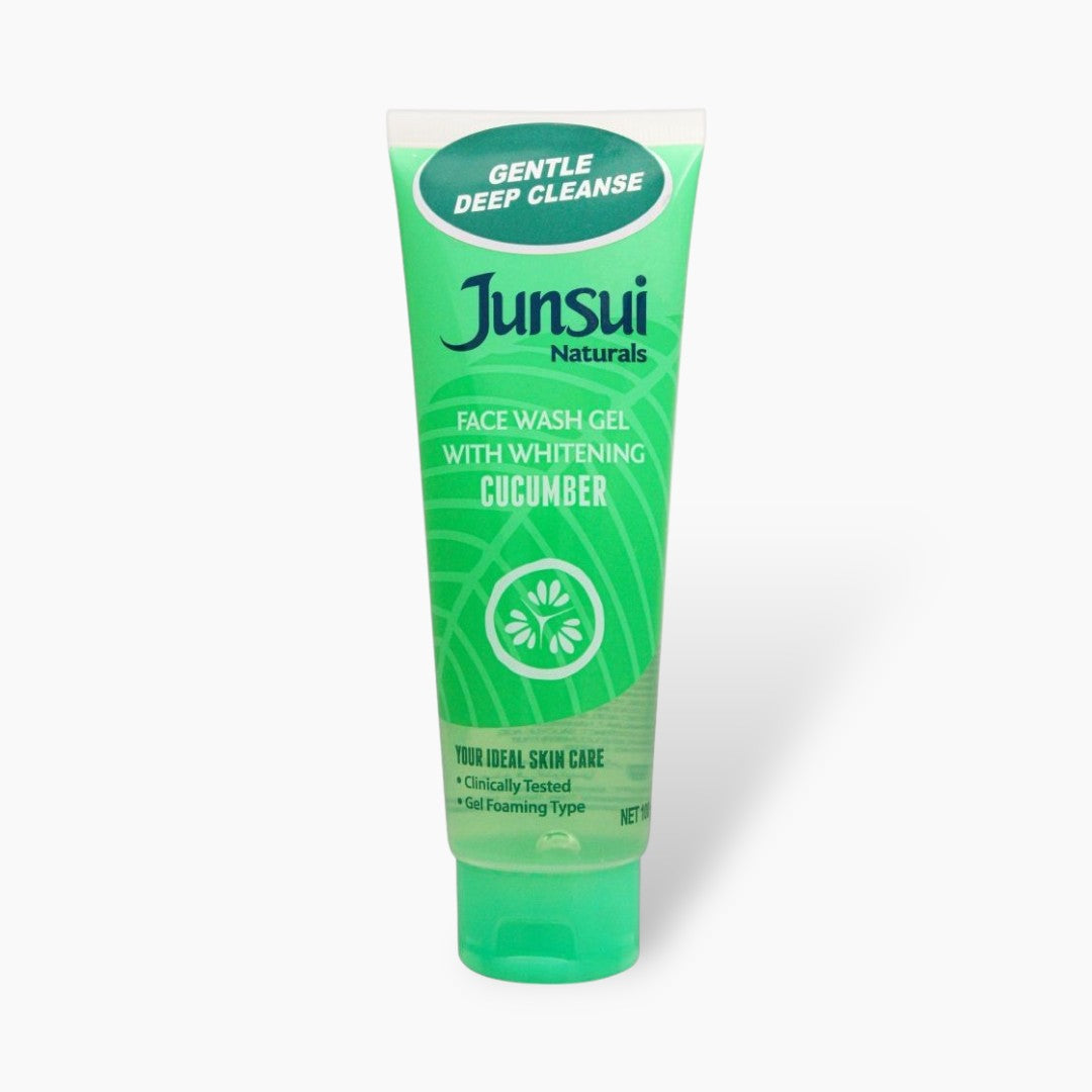 Junsui Naturals Cucumber Whitening Face Wash Gel 100g Junsui