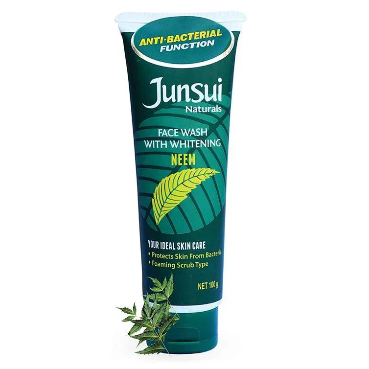 Junsui Naturals Neem Whitening Face Wash 100g Junsui