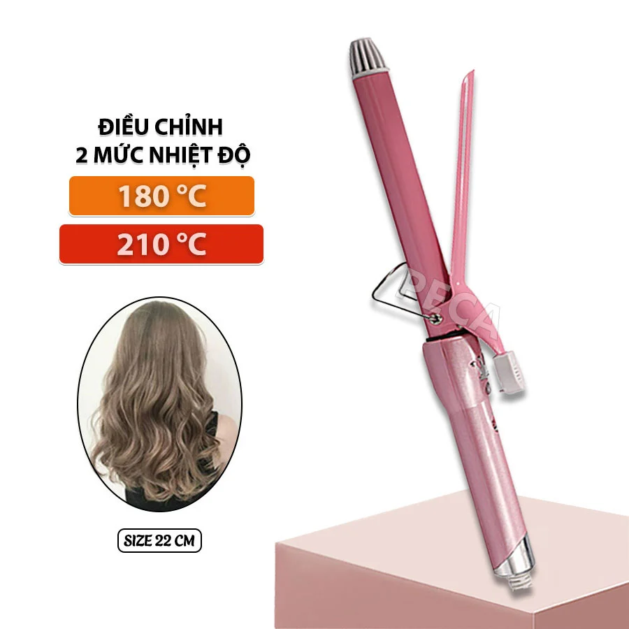 Kemei KM-219 Professional Hair Curler – Ceramic Curling Iron